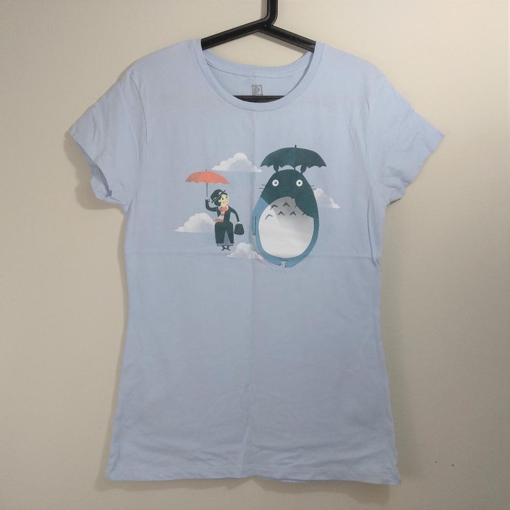 XL Totoro and Mary Poppins graphic tee